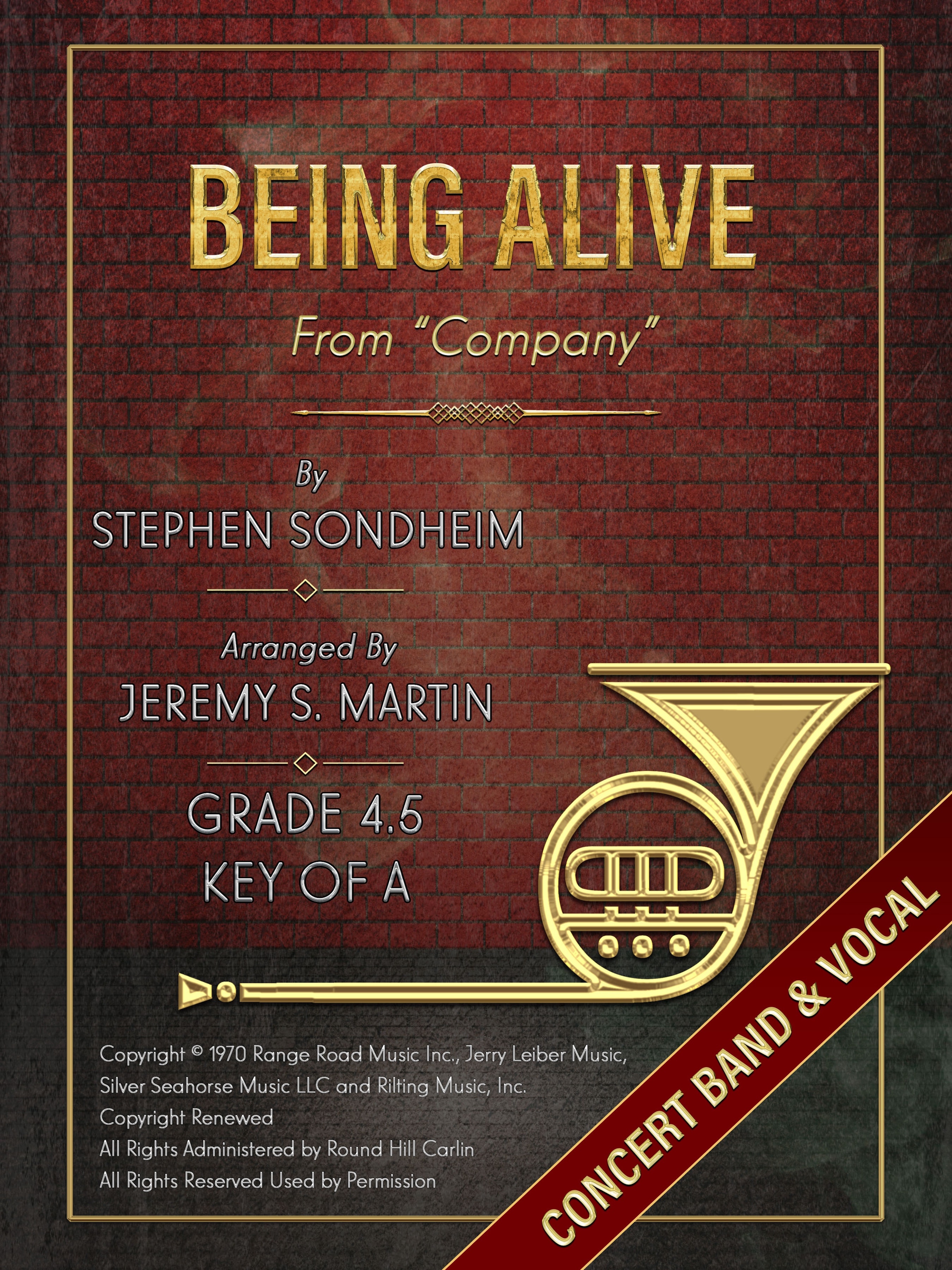 Being Alive (from "Company") (Key of A)