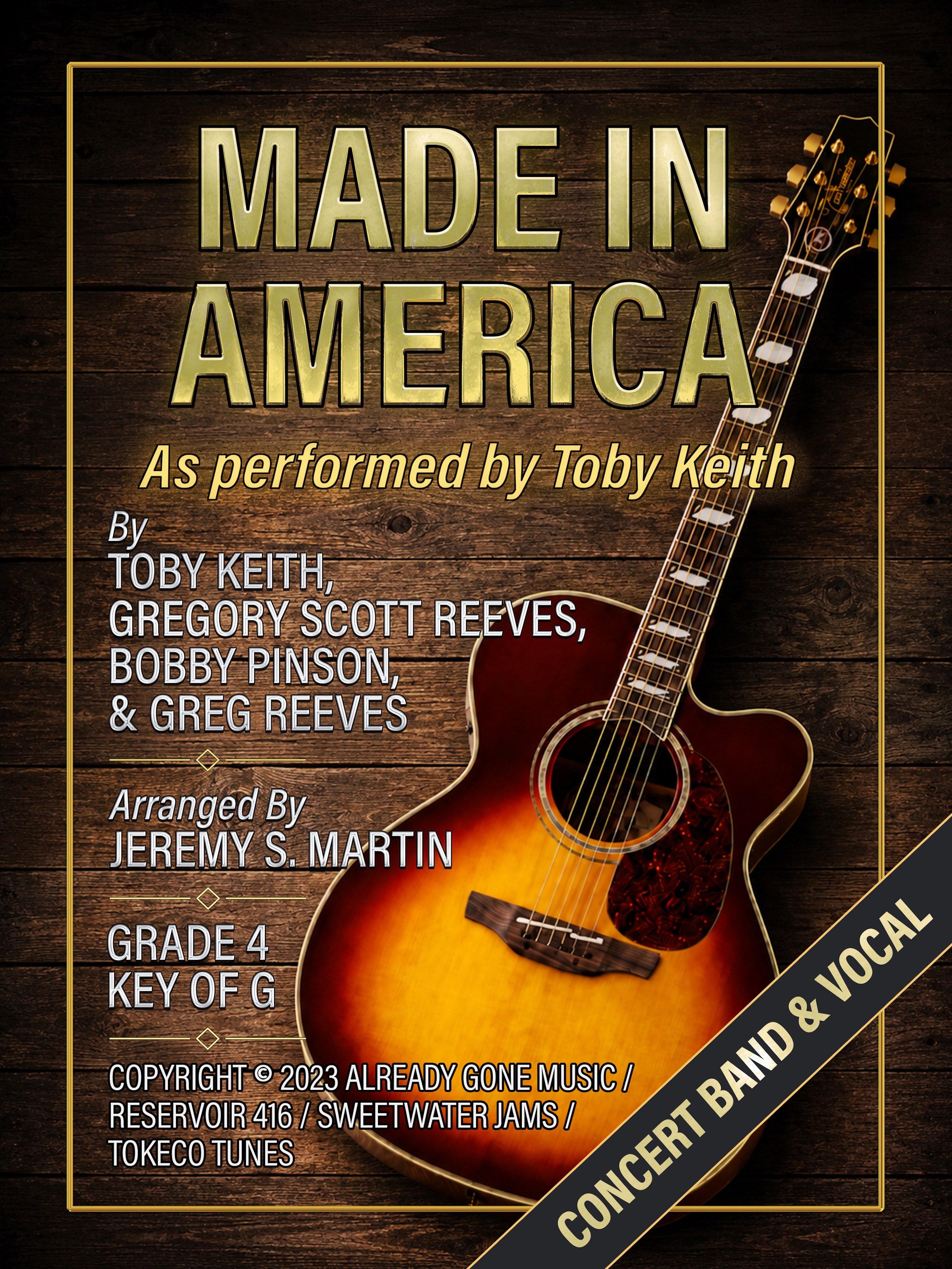 Made in America (Key of G)